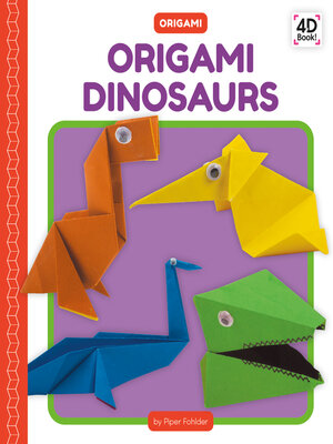 cover image of Origami Dinosaurs